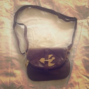 Brown crossbody bag